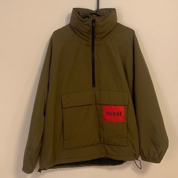 Hugo Boss Reversed Logo Pullover Jacket - Picture 2 of 11